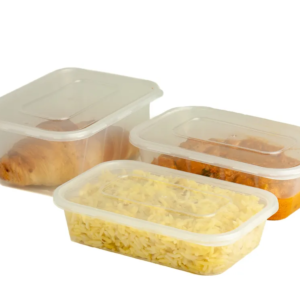 500ml Plastic Food Containers with Lids - Image 3
